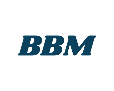 BBM logo deisgn vektör şablonu. BBM
