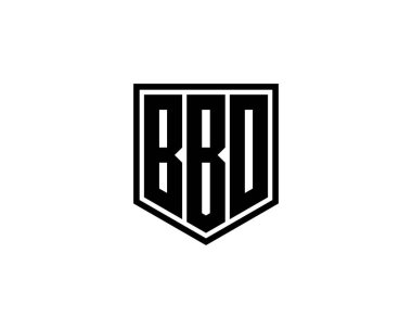 BBO logo tasarım vektör şablonu. BBO