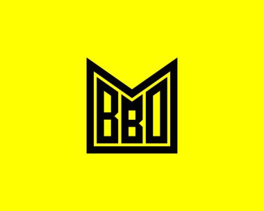 BBO logo tasarım vektör şablonu. BBO