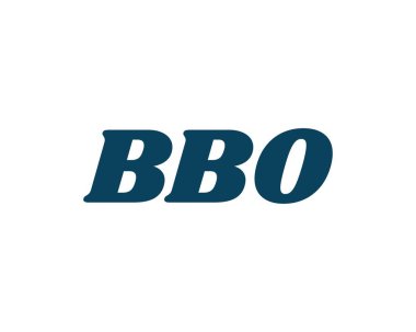 BBO logo tasarım vektör şablonu. BBO
