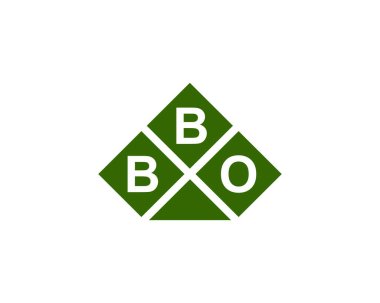 BBO logo tasarım vektör şablonu. BBO
