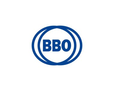 BBO logo tasarım vektör şablonu. BBO
