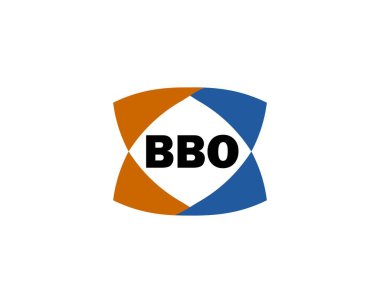 BBO logo tasarım vektör şablonu. BBO
