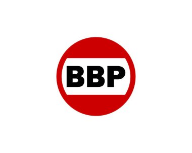 BBP logo tasarım vektör şablonu. BBP