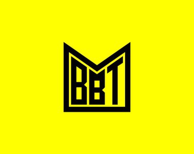 BBT logo tasarım vektör şablonu. BBT