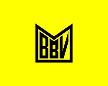 BBV logo tasarım vektör şablonu. BBV