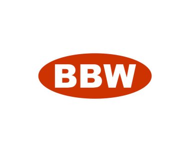 BBW logo tasarım vektör şablonu. BBW
