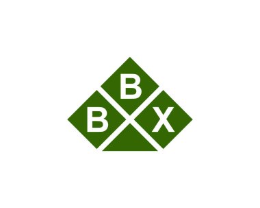 BBX logo tasarım vektör şablonu. BBX