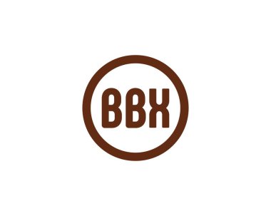 BBX logo tasarım vektör şablonu. BBX