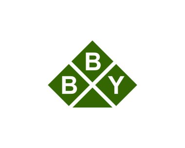 BBY logo tasarım vektör şablonu. BBY