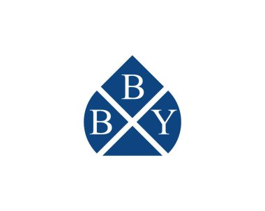 BBY logo tasarım vektör şablonu. BBY