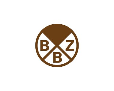 BBZ logo tasarım vektör şablonu. BBZ