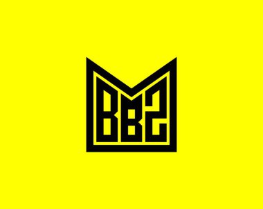 BBZ logo tasarım vektör şablonu. BBZ