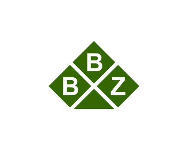 BBZ logo tasarım vektör şablonu. BBZ
