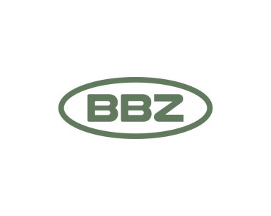 BBZ logo tasarım vektör şablonu. BBZ