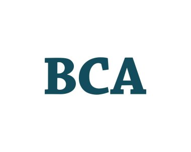BCA logo deisgn vektör şablonu. BCA