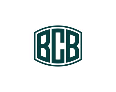 BCB logo tasarım vektör şablonu. BCB
