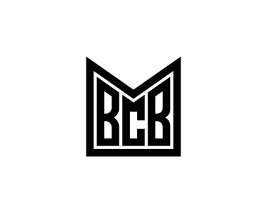 BCB logo tasarım vektör şablonu. BCB