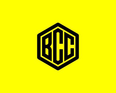 BCC logo tasarım vektör şablonu. BBC