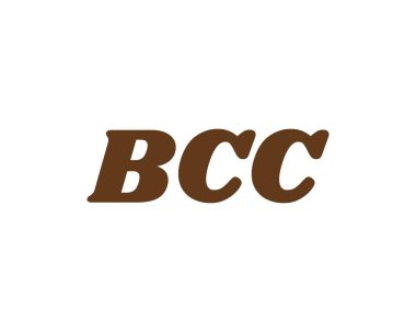 BCC logo tasarım vektör şablonu. BBC