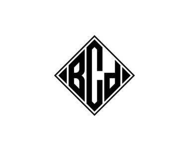 BCD logo tasarım vektör şablonu. BCD