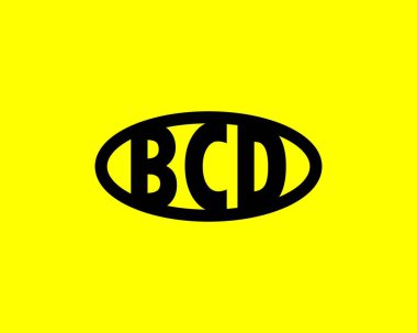 BCD logo tasarım vektör şablonu. BCD