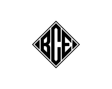 BCE logo tasarım vektör şablonu. MÖ