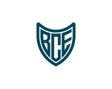 BCE logo tasarım vektör şablonu. MÖ