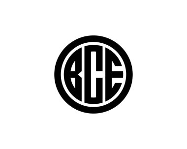 BCE logo tasarım vektör şablonu. MÖ