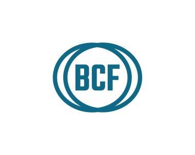 BCF logo deisgn vektör şablonu. BCF