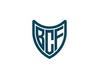 BCF logo deisgn vektör şablonu. BCF