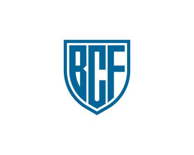 BCF logo deisgn vektör şablonu. BCF