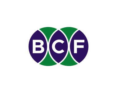 BCF logo deisgn vektör şablonu. BCF
