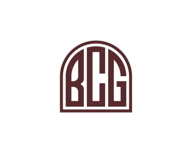 BCG logo tasarım vektör şablonu. BCG