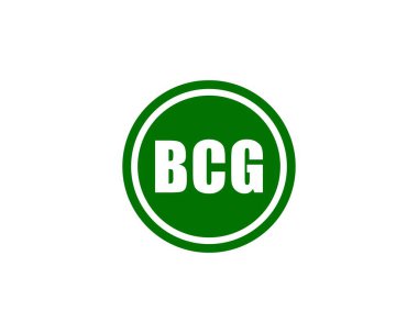 BCG logo tasarım vektör şablonu. BCG