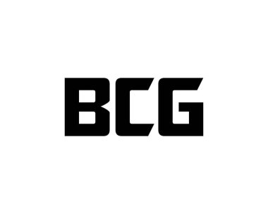 BCG logo tasarım vektör şablonu. BCG