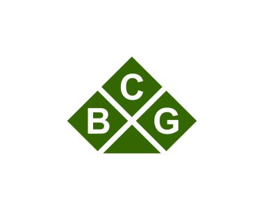 BCG logo tasarım vektör şablonu. BCG