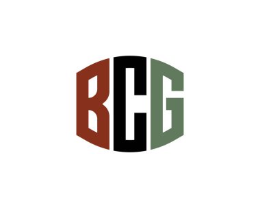 BCG logo tasarım vektör şablonu. BCG