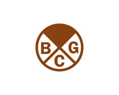 BCG logo tasarım vektör şablonu. BCG