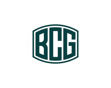 BCG logo tasarım vektör şablonu. BCG