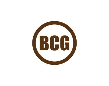 BCG logo tasarım vektör şablonu. BCG