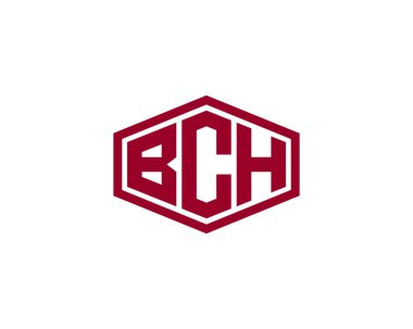 BCH logo tasarım vektör şablonu. Sürtük.