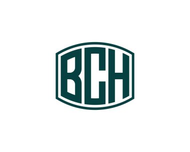 BCH logo tasarım vektör şablonu. Sürtük.