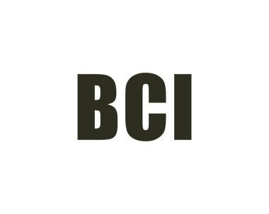 BCI Logo tasarım vektör şablonu. BCI