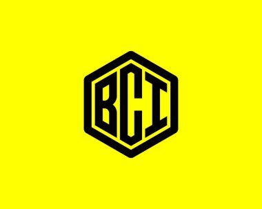 BCI Logo tasarım vektör şablonu. BCI