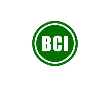 BCI Logo tasarım vektör şablonu. BCI