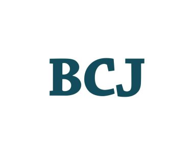 BCJ logo tasarım vektör şablonu. BCJ