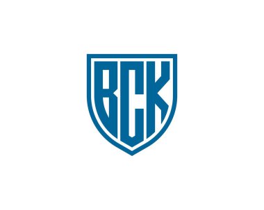 BCK logo tasarım vektör şablonu. BCK