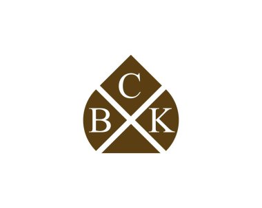 BCK logo tasarım vektör şablonu. BCK