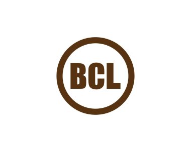 BCL logo tasarım vektör şablonu. BCL